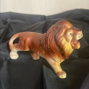 Majestic Brown Lion Figurine mid century collectible